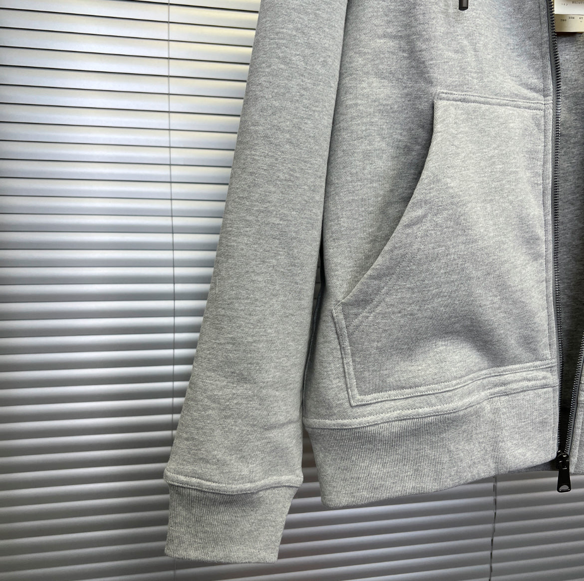 Zip Burberry gris intérieur