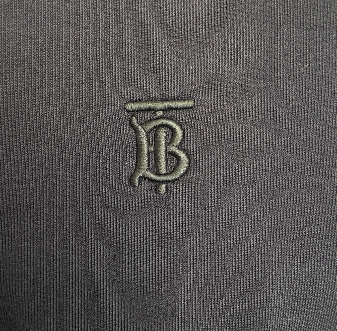 Zip Burberry noir extérieur