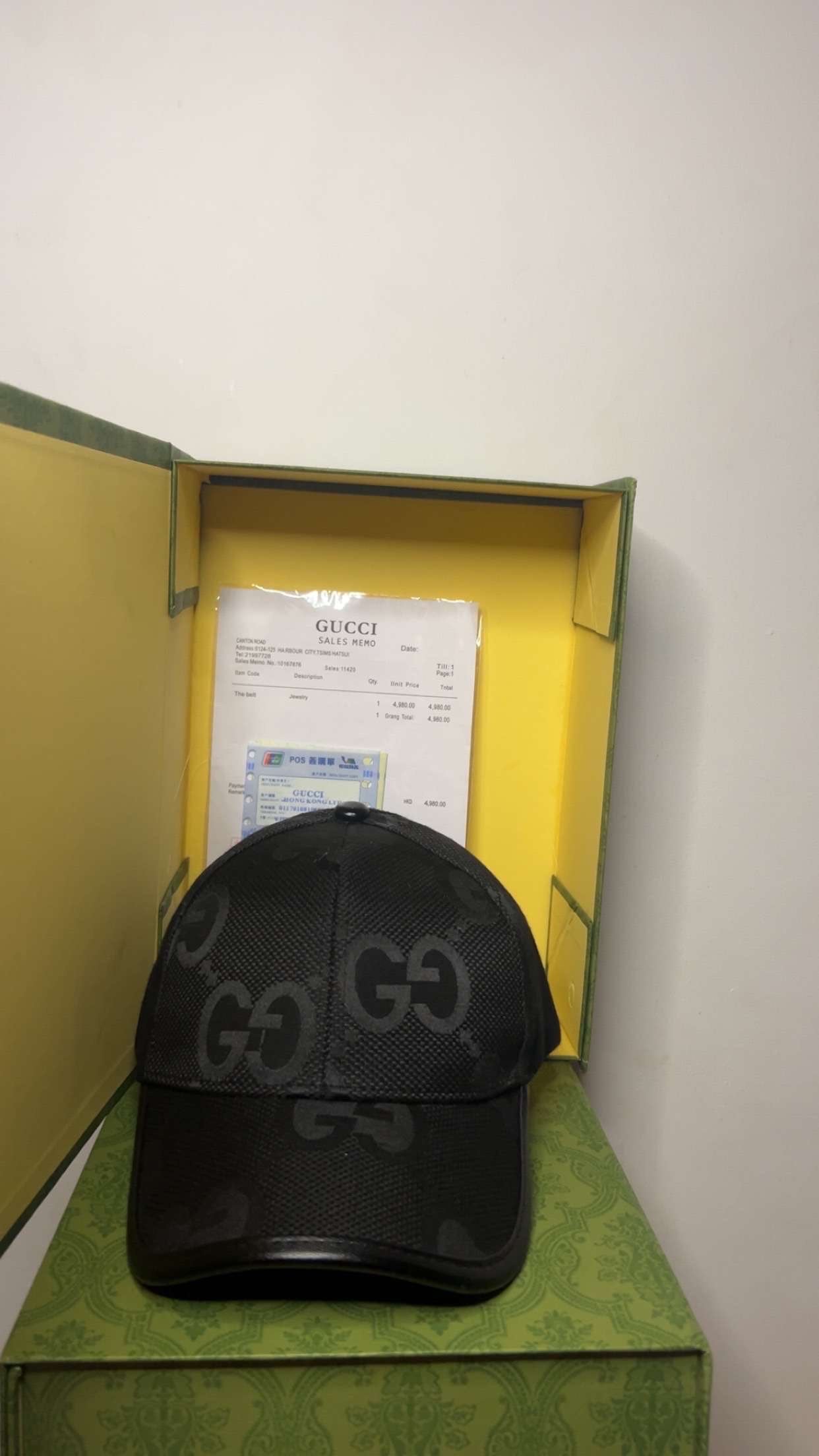 Casquette Gucci noir