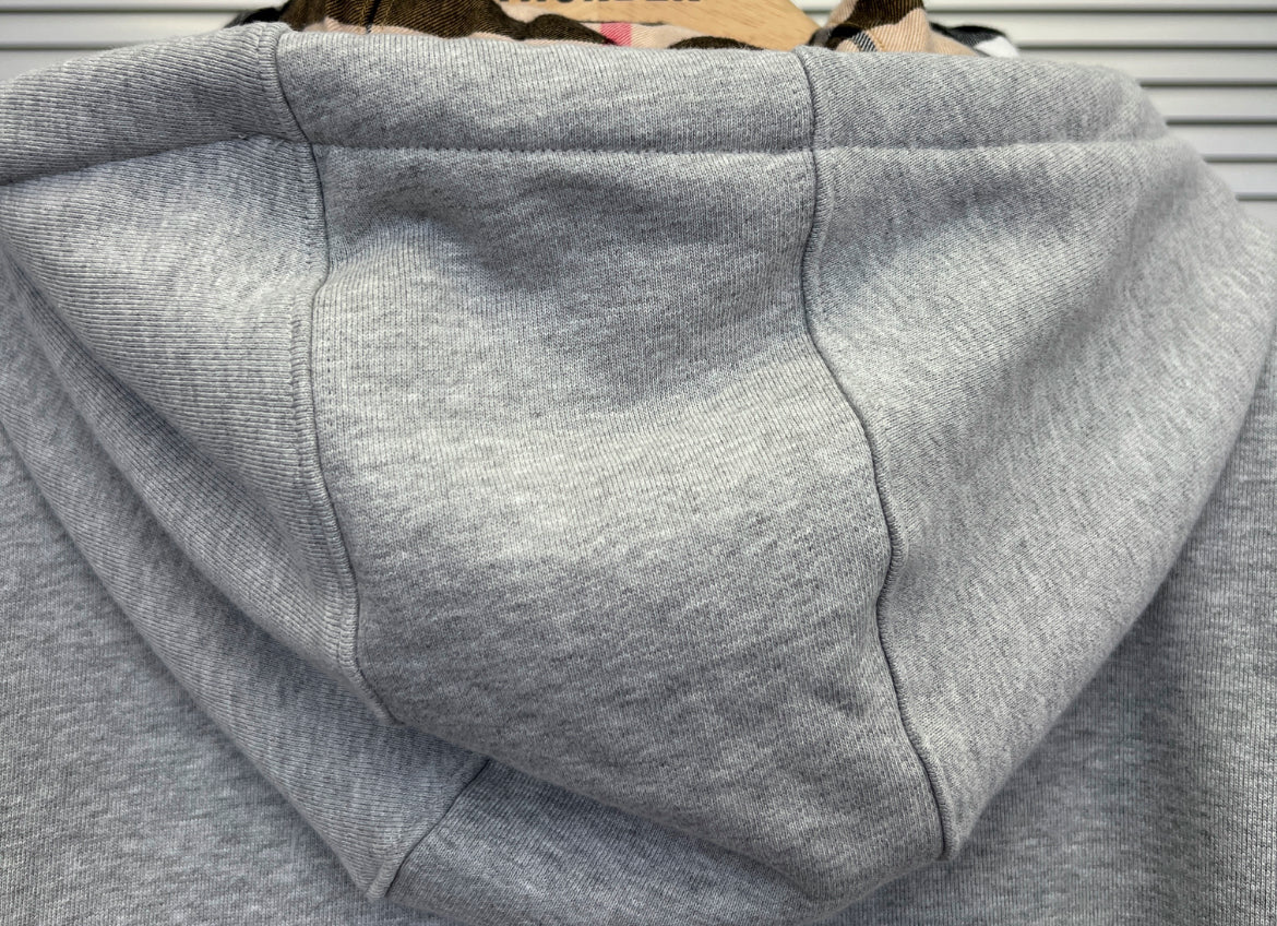 Zip Burberry gris intérieur