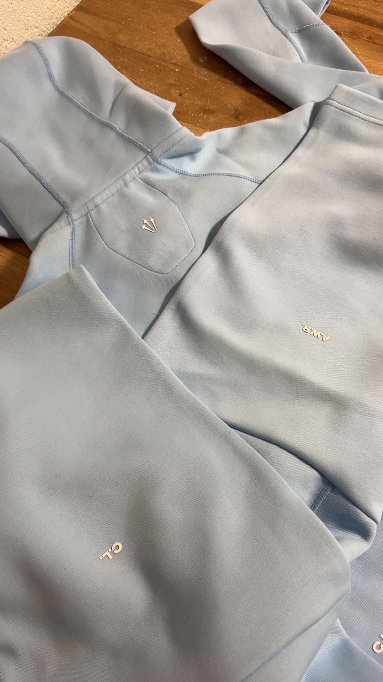 Ensemble Nike tech nocta bleu clair