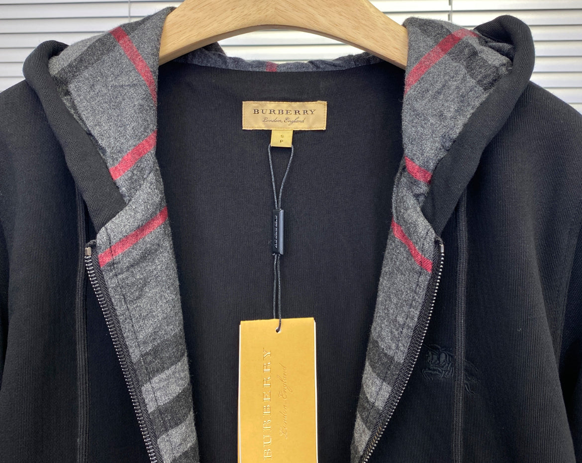 Zip Burberry noir intérieur