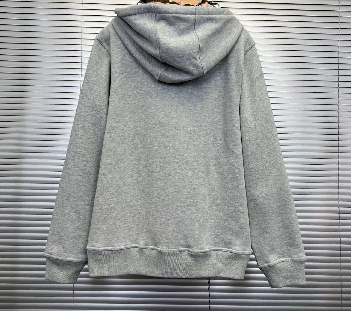 Zip Burberry gris intérieur