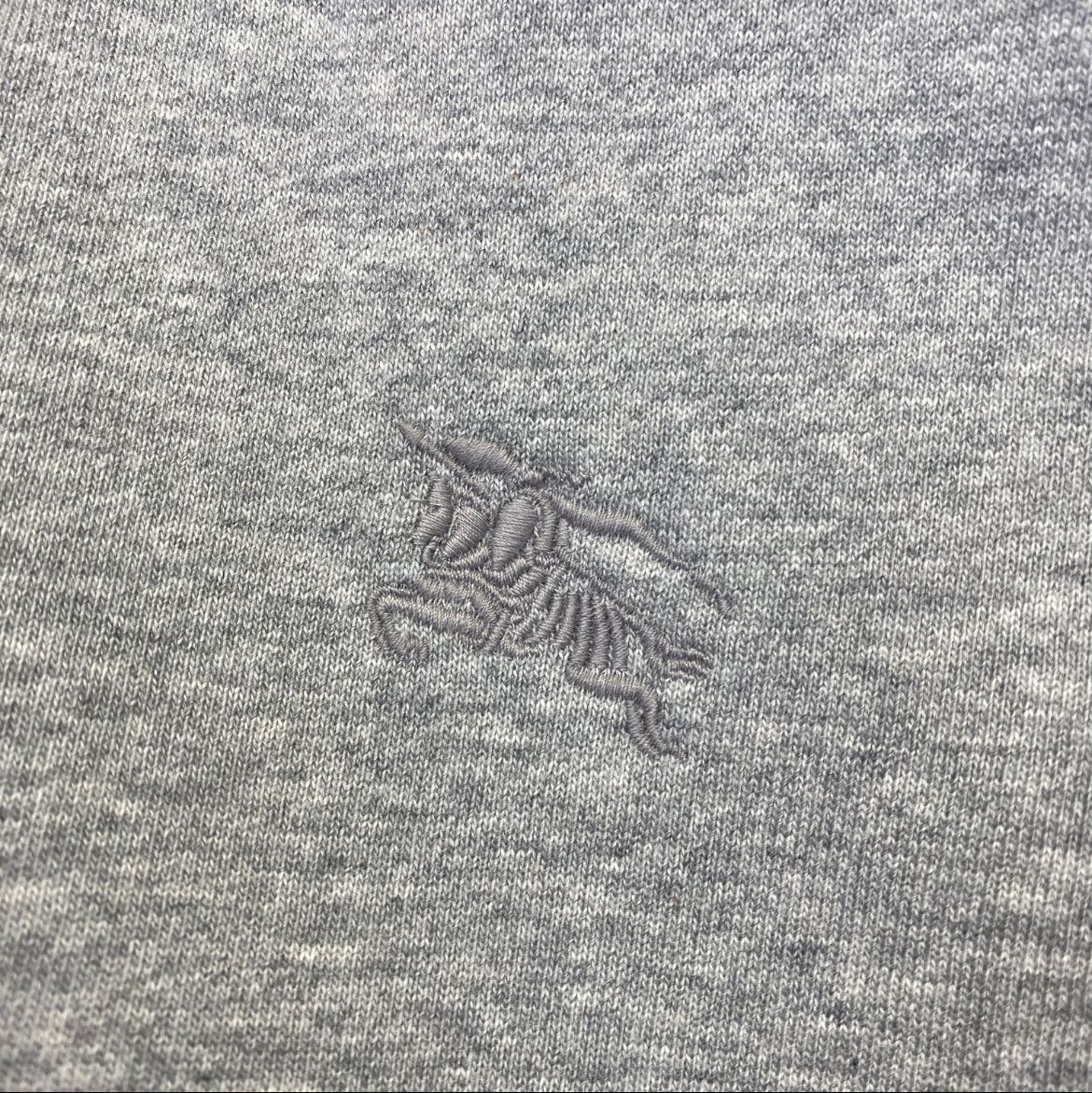 Zip Burberry gris intérieur