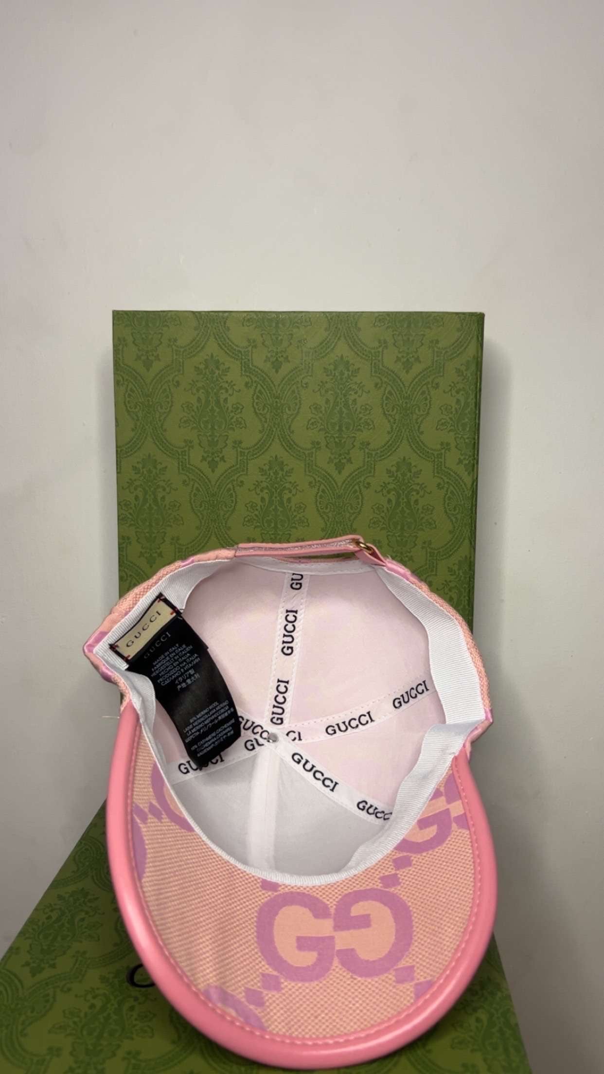 Casquette Gucci rose