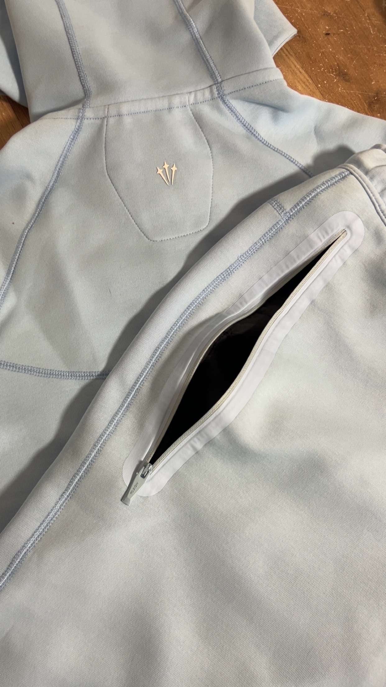 Ensemble Nike tech nocta bleu clair