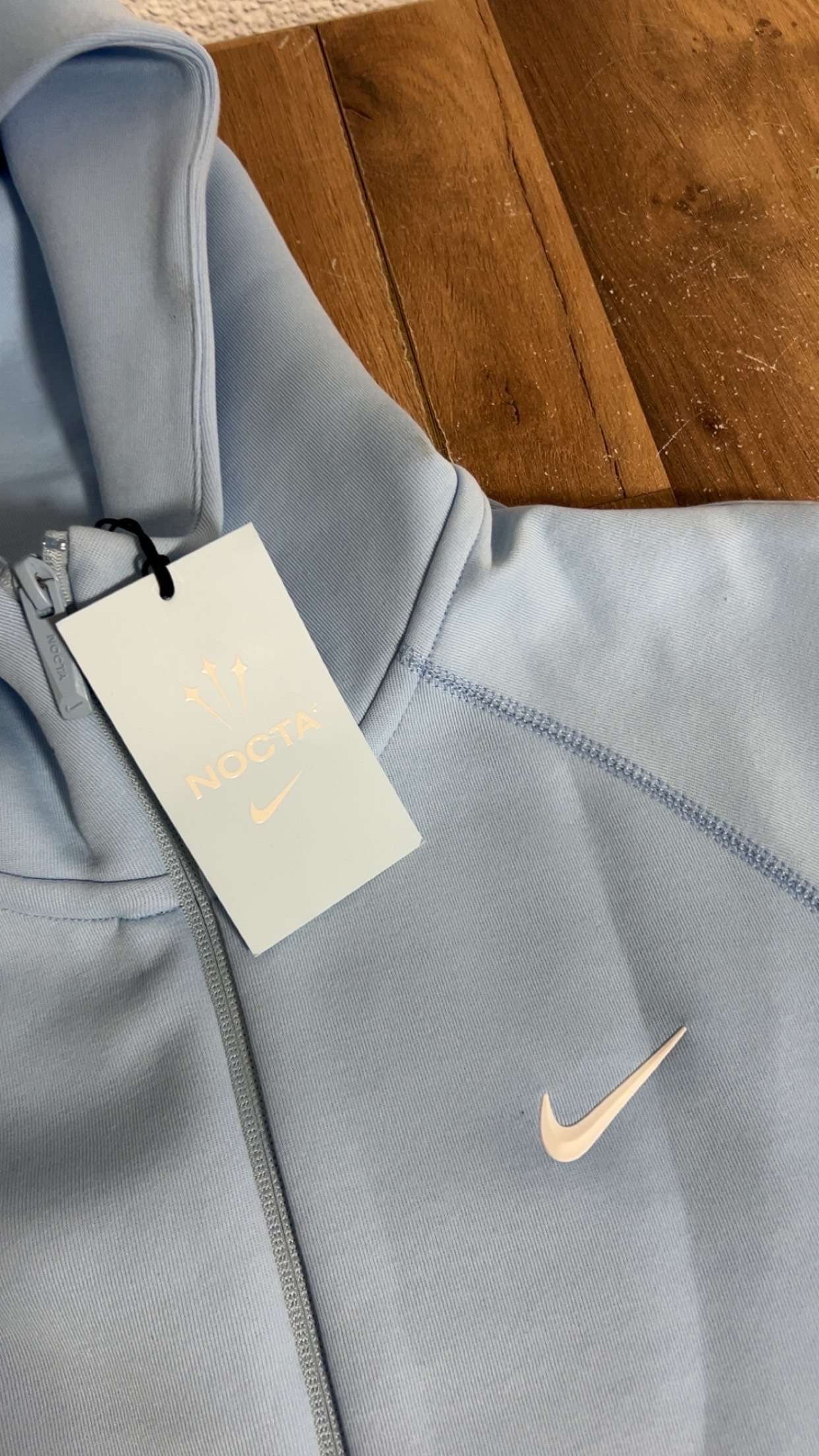 Ensemble Nike tech nocta bleu clair